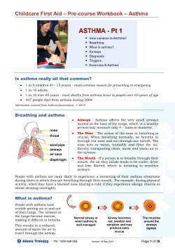 Asthma - Allens Training
