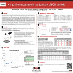 HIV p24 Immunoassay with the Sensitivity of PCR Methods