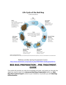 Bed Bug Preparation: This guide will provide you with knowledge