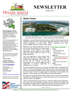 NEWSLETTER - RI Farm Energy Program