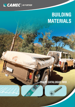 Building materials