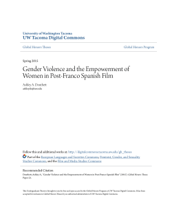 Gender Violence and the Empowerment of Women in Post