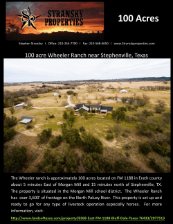 100 Acres - Stransky Properties