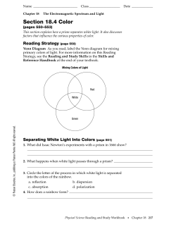 18-4 Worksheet - School District of La Crosse