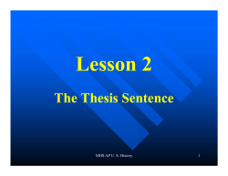 Lesson 2 - Cloverleaf Local Schools