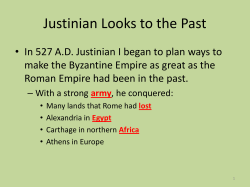 Justinian and Theodora Justinian Code