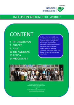 CONTENT - Inclusion International