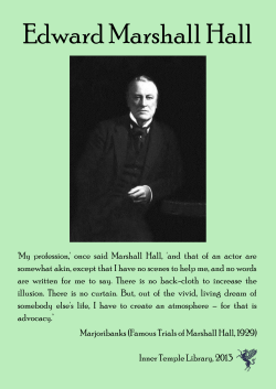 Edward Marshall Hall - The Inner Temple Library