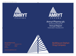 Amryt Pharma plc