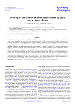 Looking for the rainbow on exoplanets covered by liquid and icy