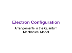 Electron Configuration