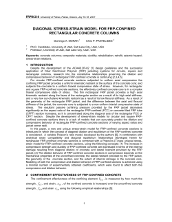 Diagonal Stress-Strain Model for FRP