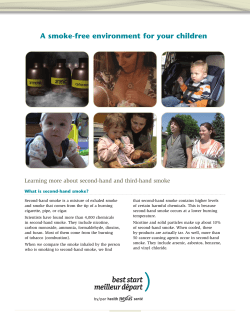 A smoke-free environment for your children