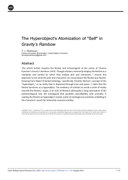 The H  pero  ject`   Atomization of "  elf" in Gravit  `   Rain  ow