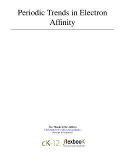 Electron Affinity - Ms. Soltis Science Page