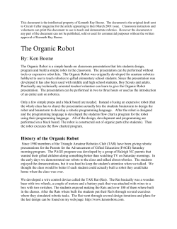 Organic Robot - Ken`s Robots