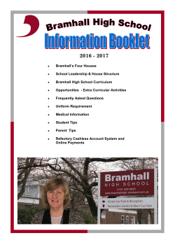 Information Booklet 2016