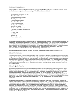 The National Factory Scheme