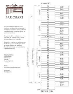 bar chart - Marimba One