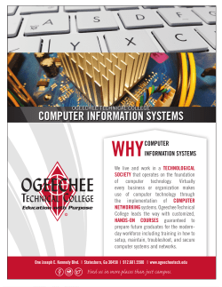 computer information systems - Ogeechee Technical College!