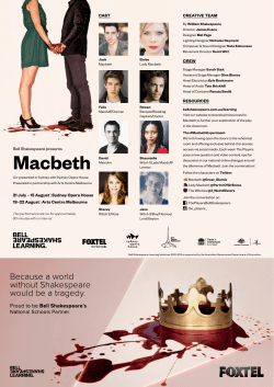 Macbeth - Bell Shakespeare