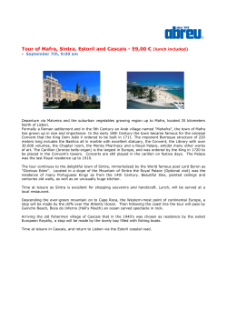 Tour of Sintra, Cascais, Estoril - Half Day