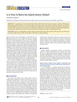 Is It Time To Retire the Hybrid Atomic Orbital?