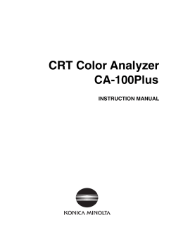 (DISCONTINUED)CA-100Plus Manual.