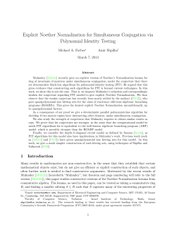 Explicit Noether Normalization for Simultaneous Conjugation via