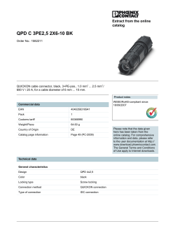 QPD C 3PE2,5 2X6-10 BK