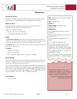 Measuring - The Public Interest Network