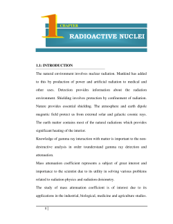 RADIOACTIVE NUCLEI