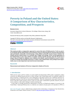 Poverty in Poland and the United States