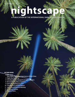 A PublicAtion of the internAtionAl DArk