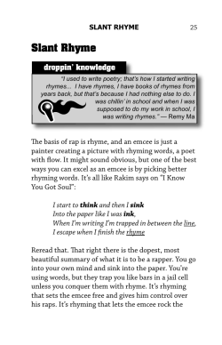 Slant Rhyme - MizzDe