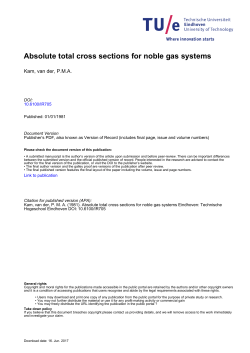 Absolute total cross sections for noble gas systems
