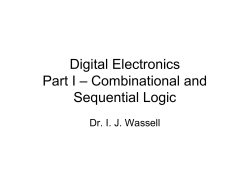 Digital Electronics Part I &ndash; Combinational and Sequential Logic