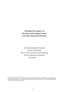 The Impact of E-commerce on Developed and Developing Countries