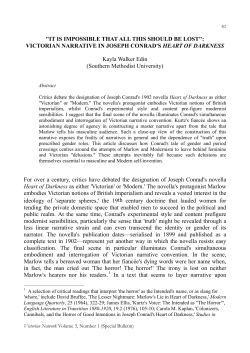 "It Is Impossible That All This Should Be Lost