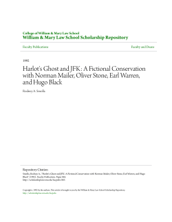 Harlot`s Ghost and JFK: A Fictional Conservation with Norman