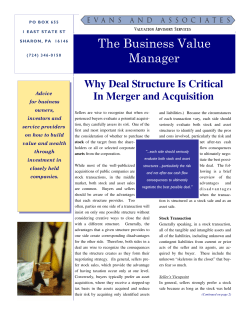 full article - American Business Appraisers