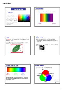 6: Visible Light