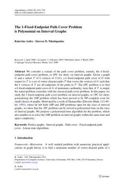 The 1-Fixed-Endpoint Path Cover Problem is Polynomial on Interval