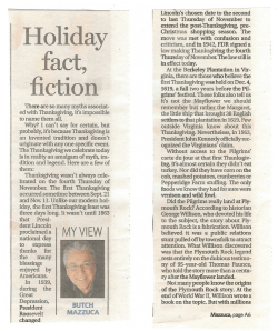 Holiday Fact Fiction