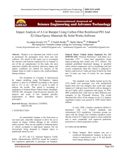 Impact Analysis of A Car Bumper Using Carbon Fiber
