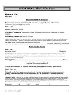 M1-09/10, Part II - International Code Council