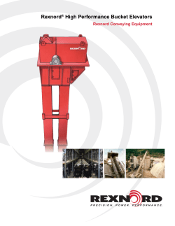 Rexnord® High Performance Bucket Elevators