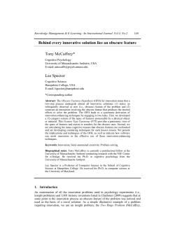 Behind every innovative solution lies an obscure feature Tony