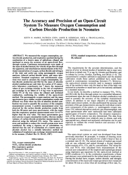 The Accuracy and Precision of an Open-Circuit System To