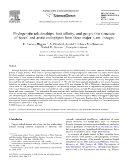 Phylogenetic relationships, host affinity, and geographic structure of